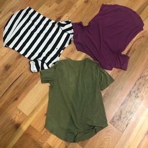 Lululemon Love Tee bundle of 3 size 8
